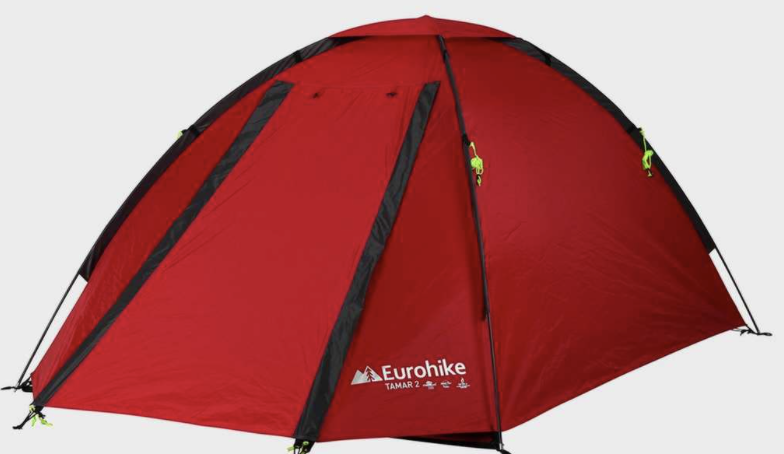 EUROHIKE Cairns 4 Deluxe Yellow Coded Fibreglass Porch Tent Pole Run