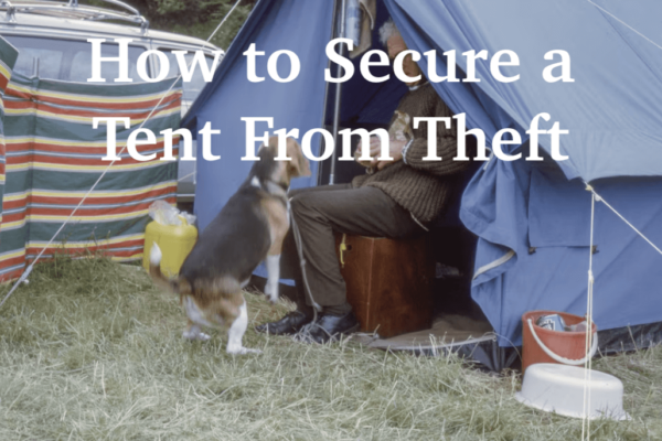 How to lock a tent or secure a tent from theft