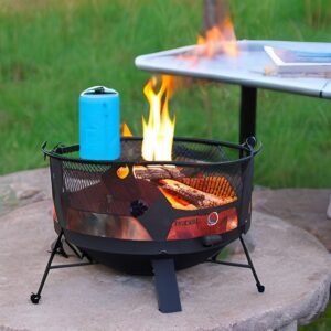 Portable Firepit- Campsite and Tent Lighting Ideas