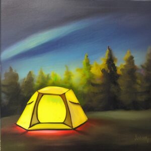 Light Up Dog Collars- Campsite and Tent Lighting Ideas